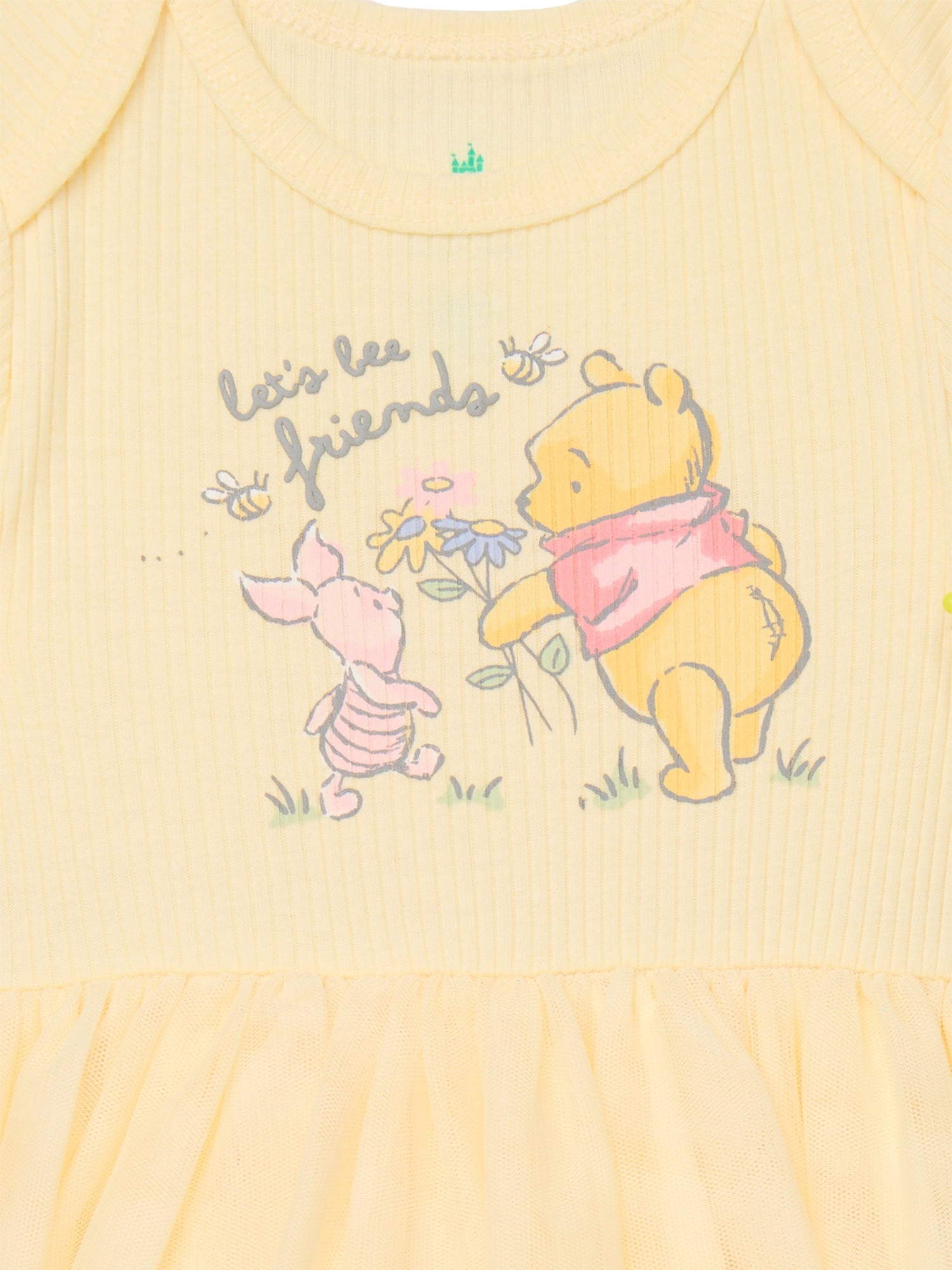 Disney Baby Wishes + Dreams Character Infant Baby Dress and Bow Headband Set, 2-Piece, Sizes Newborn-12 Months